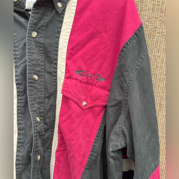 Vintage Express Riders Shirt Men Sz 2XL Rodeo Cowboy Western Button Shirt - Picture 7 of 11